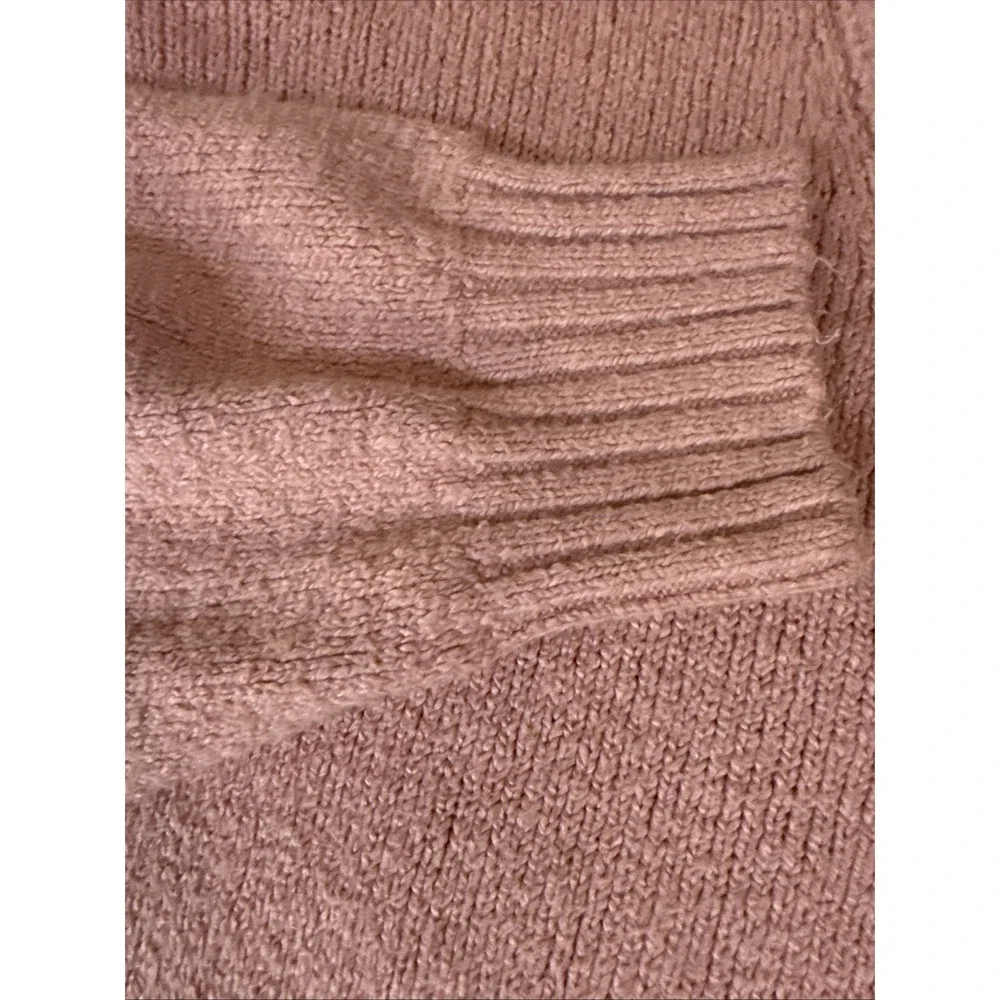 Free People Women's Brookside‎ Sweater Oversized Tunic Pink Size L NWT Reg $128